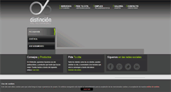 Desktop Screenshot of distincionpeluqueros.com